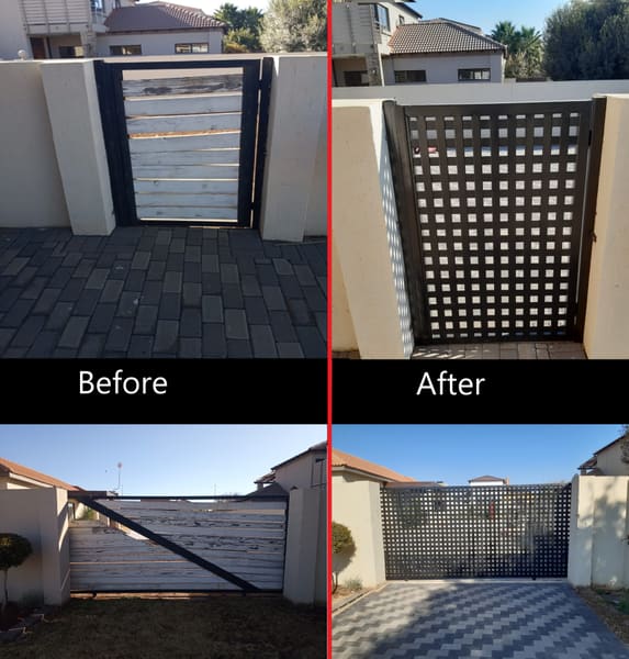 Existing gates, modified