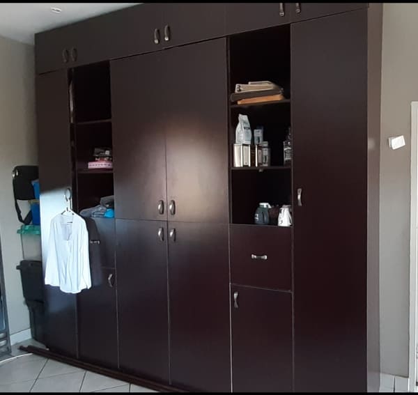 A wooden cupboard